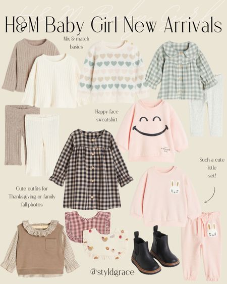 H&M baby girl new arrivals  🤍

Baby girl outfits, H&M baby girl outfits, H&M baby outfits, newborn outfits , baby outfits 

#LTKbaby #LTKbump #LTKunder50