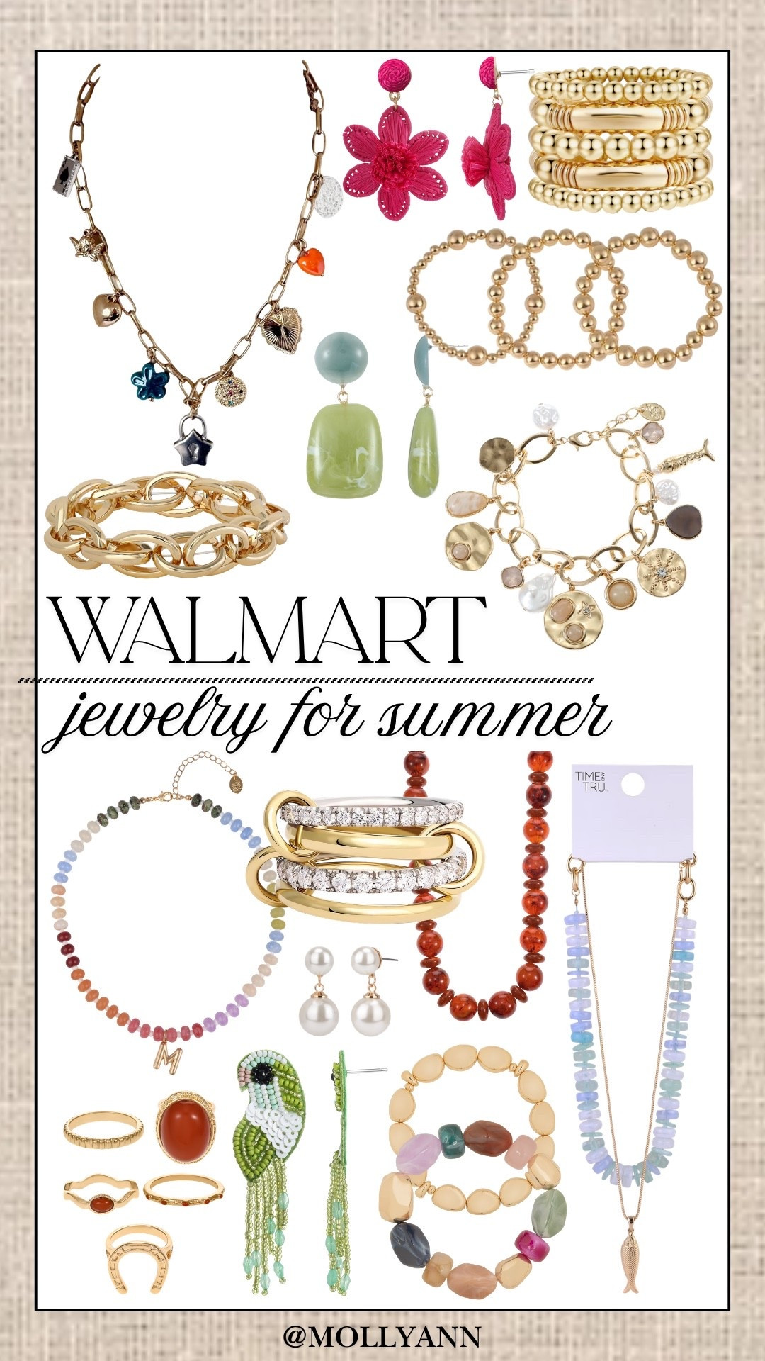 Walmart jewelry for summertime

#LTKSeasonal #LTKmomlife #LTKU