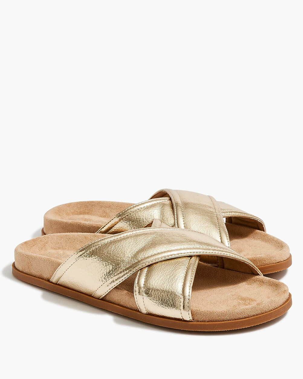 Crisscross slide sandals | J.Crew Factory
