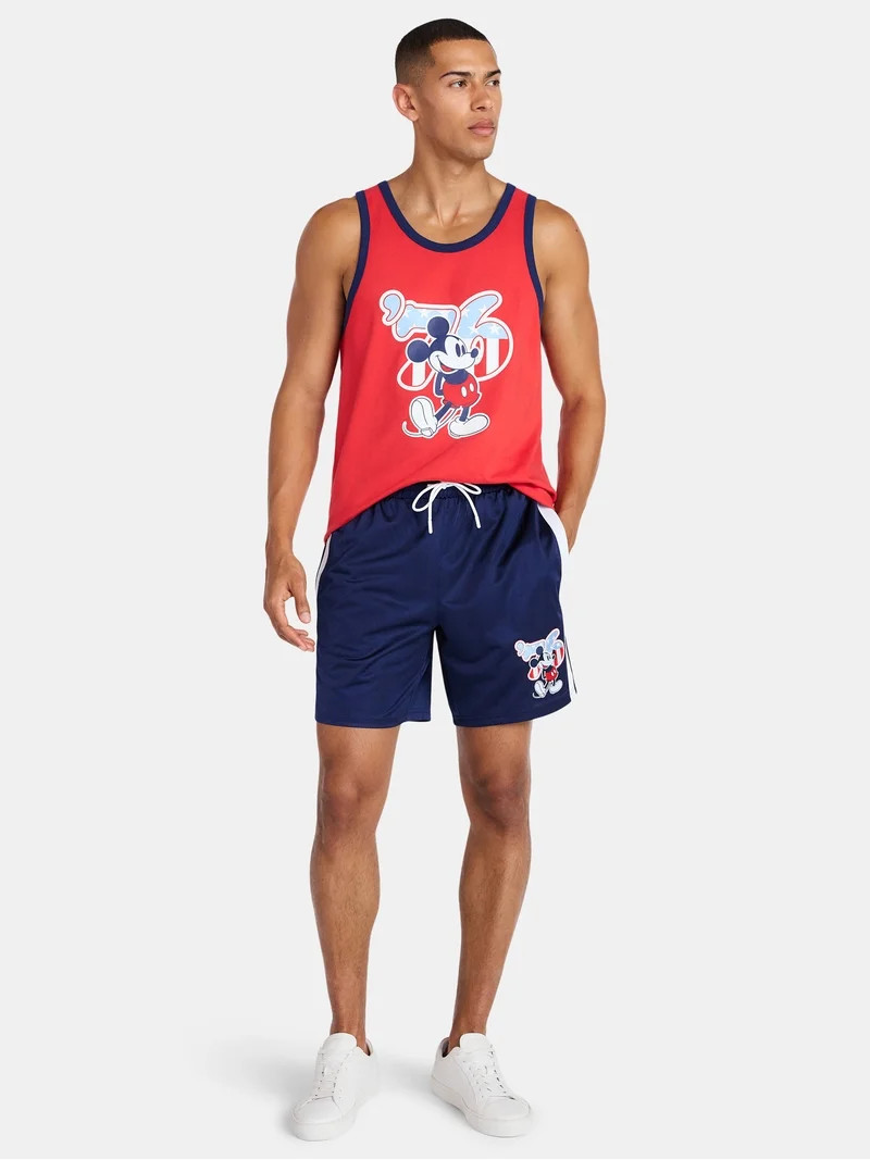 Disney Men's Mickey Mouse Spirit of 76 America 250 Graphic Tank Top, Sizes XS-5XL | Walmart (US)