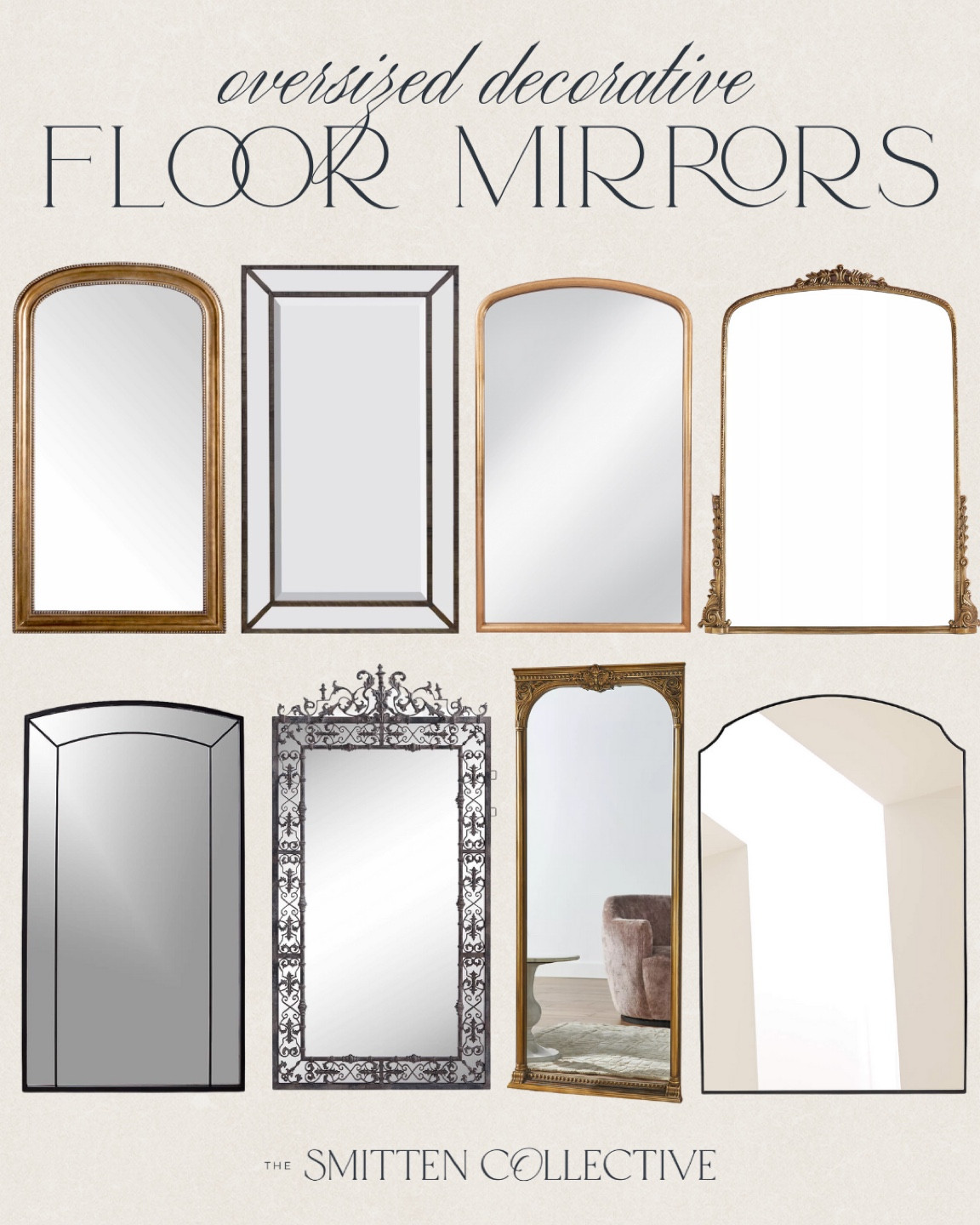 Pierre Grand Floor Mirror curated on LTK