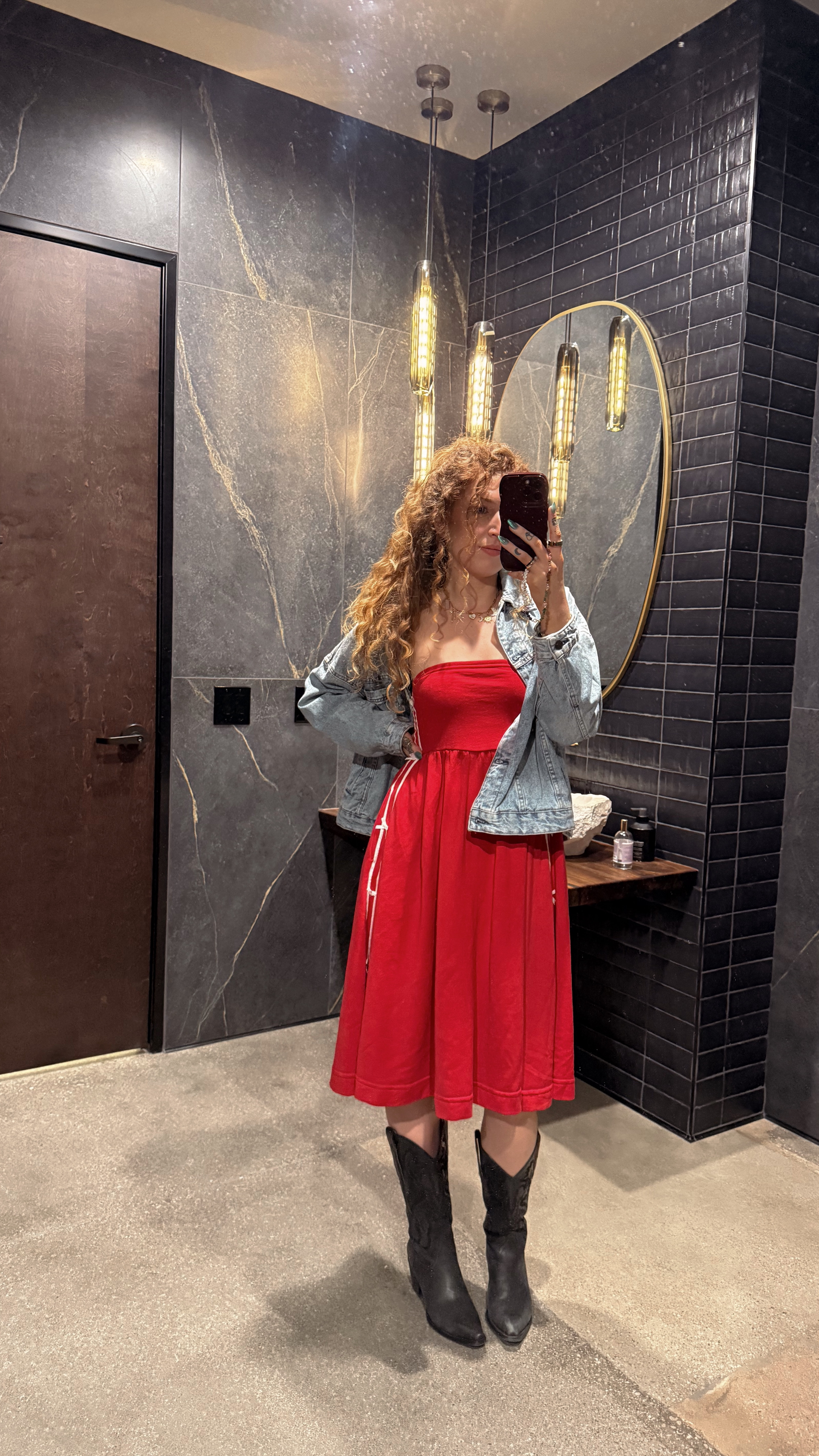 Red bow dress and cowboy boots

#LTKFestival #LTKShoeCrush #LTKSeasonal