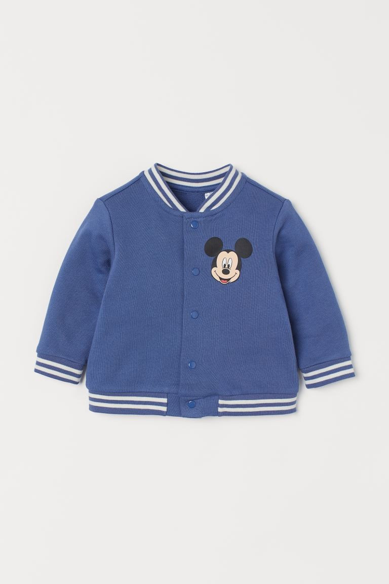 Printed Baseball Jacket | H&M (US + CA)