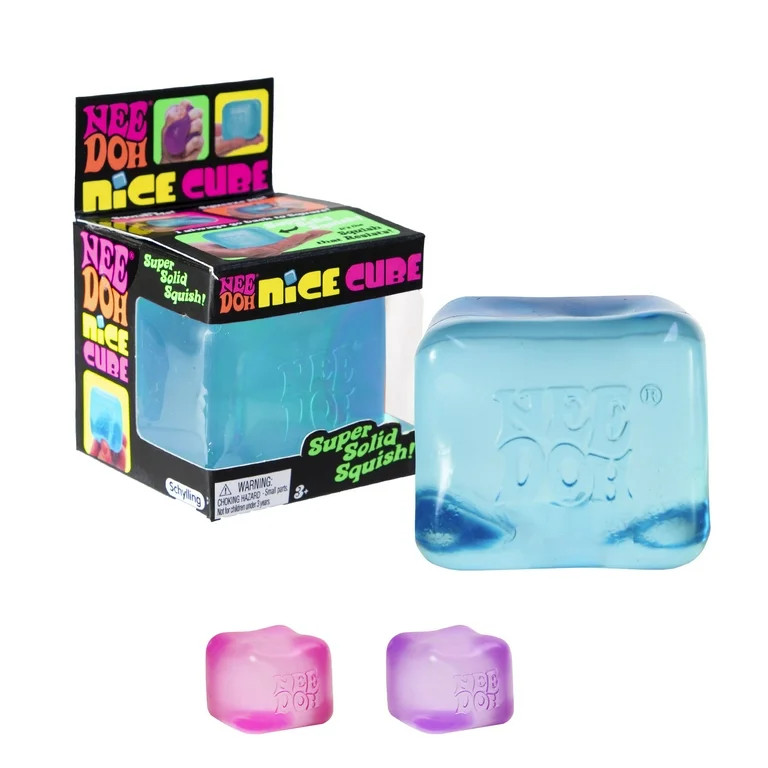 NeeDoh Nice Cube, Satisfying Square Shaped Sensory Toy, Colors May Vary, Children Ages 3+ | Walmart (US)