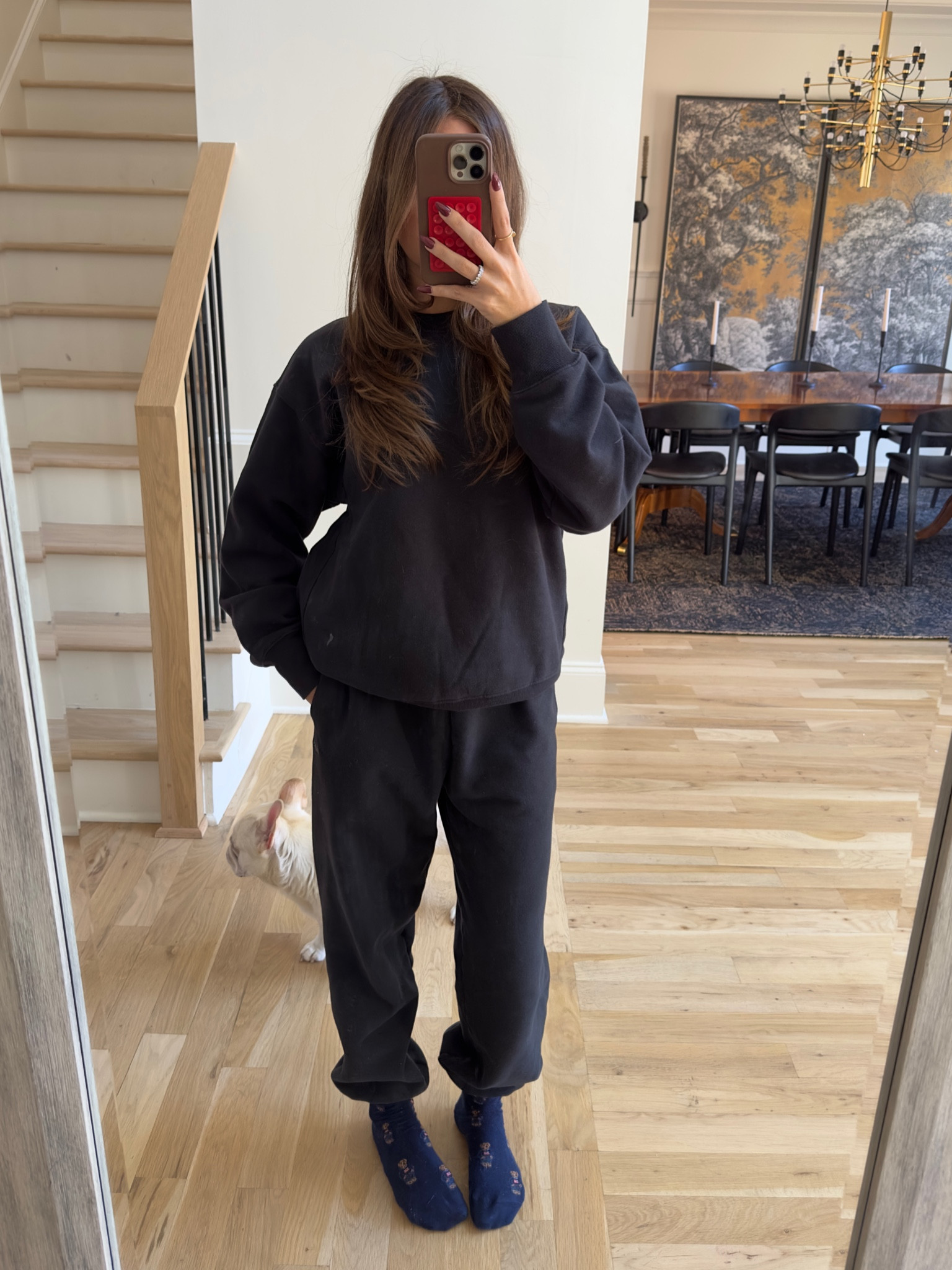 Aritzia sweat set sweatshirt sweatpants small both 