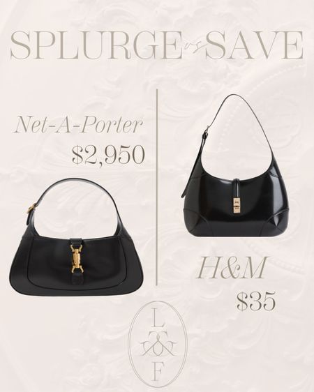 Splurge or save? Love both of these options 🖤

#LTKsalealert #LTKitbag