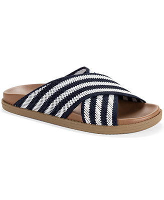 Style & Co Women's Roryy Knit X-Band Footbed Sandals, Macy's Exclusive - Macy's | Macy's