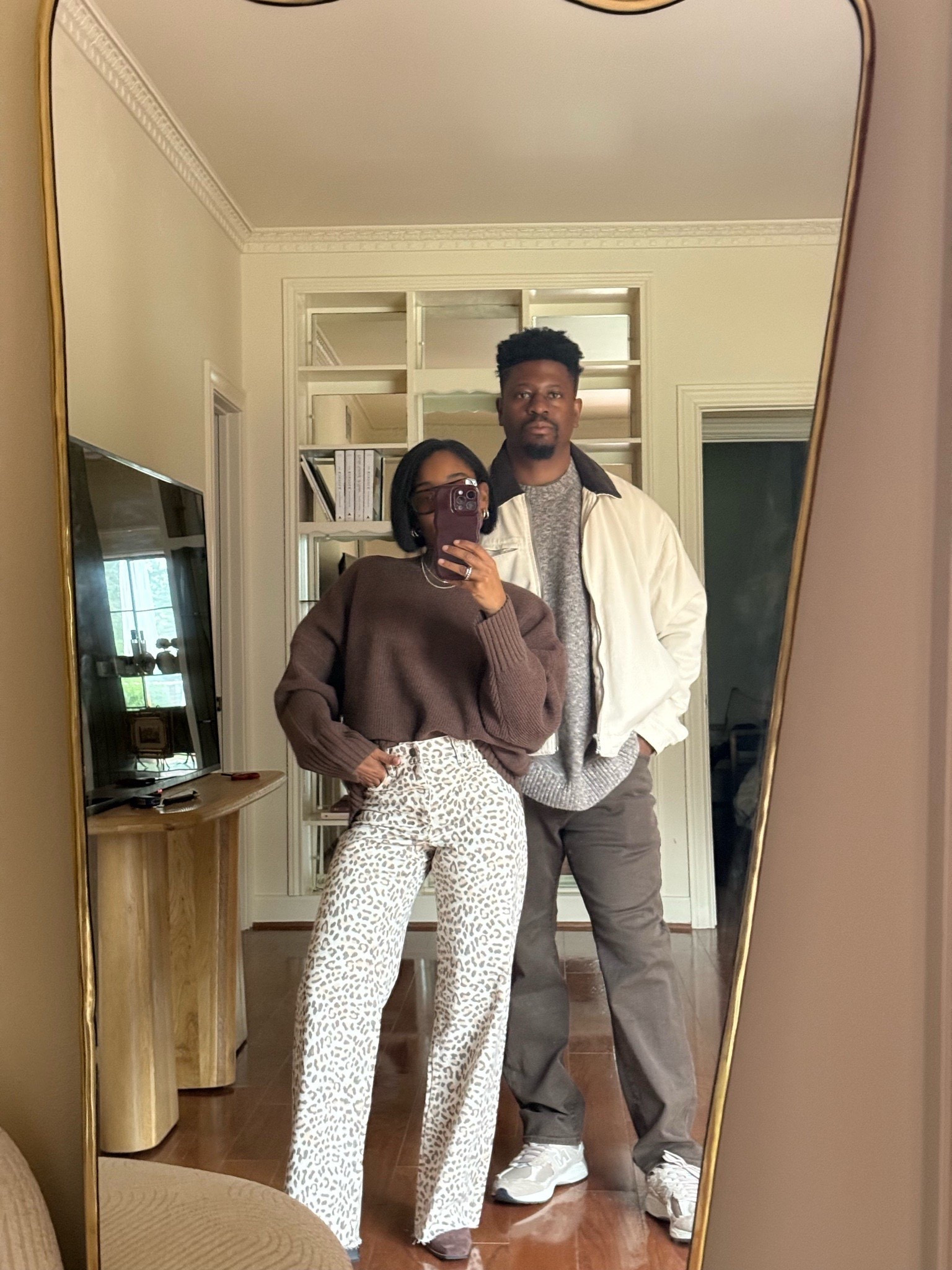 Bomber jacket paired with brown jeans and brown sweater 

#LTKMens #LTKStyleTip #LTKFallSale