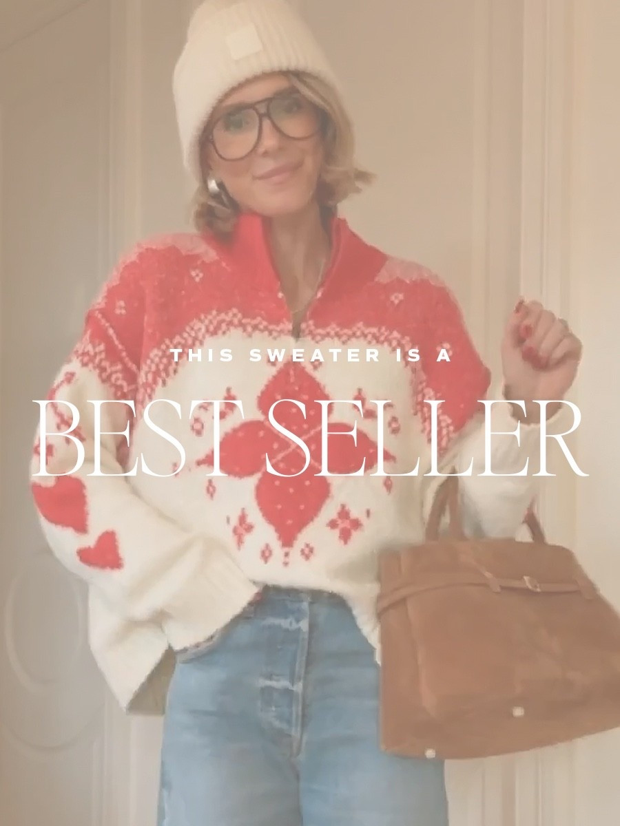 One of my best sellers this week — the perfect holiday sweater!

#LTKHoliday #LTKSeasonal