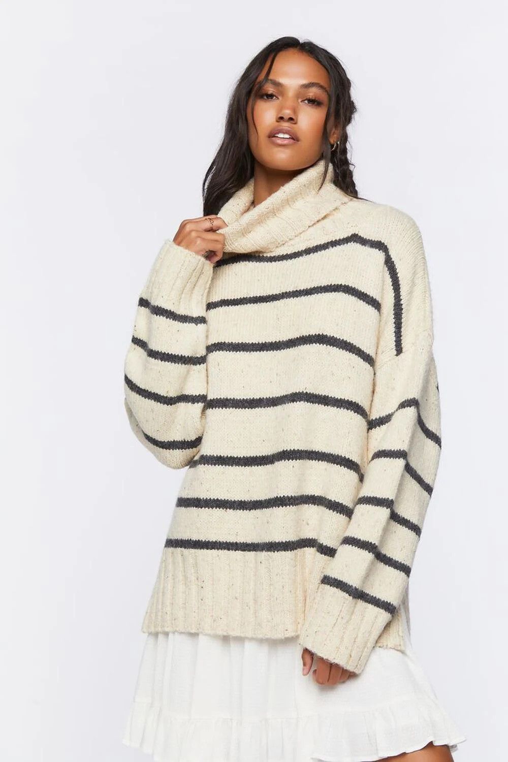 Striped Turtleneck Sweater, Winter Fashion, Winter Outfits | Forever 21 (US)