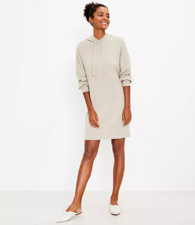 Hoodie Sweater Dress | LOFT