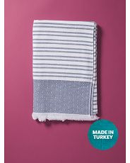 Made In Turkey 36x70 Turkish Cotton Beach Towel | HomeGoods