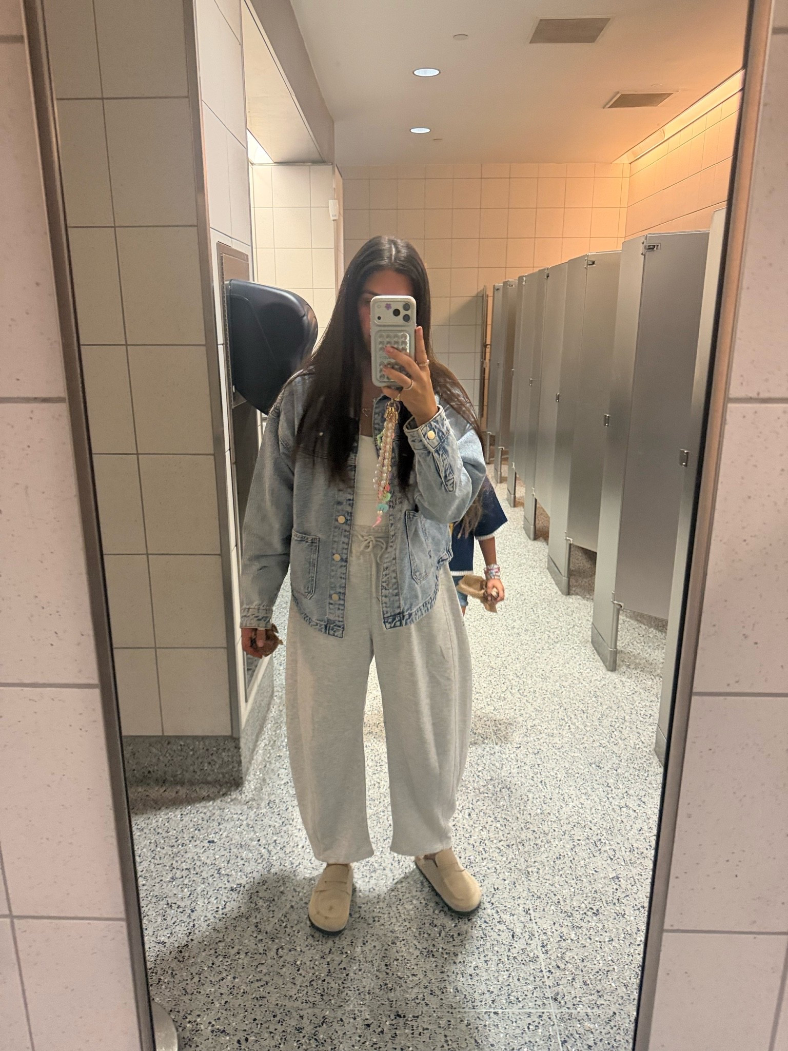 Airport travel outfit!! Linking similar Jean jackets, mine is old Zara 

Dressupbuttercup.com #dressupbuttercup #dederaad

#LTKgrwm #LTKmomlife #LTKSeasonal