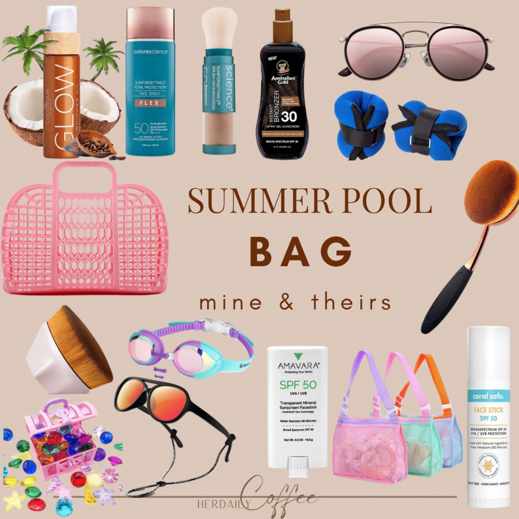 All my summer essentials fit in my pink bag and they are must haves!! 

#LTKFind #LTKSeasonal #LTKswim