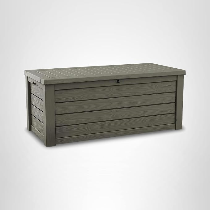 Keter Westwood 150 Gallon Resin Large Outdoor Storage Box for Patio Furniture, Outdoor Cushions, ... | Amazon (US)