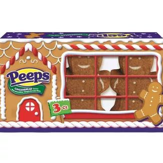 Peeps Christmas Gingerbread Men - 1.2oz / 3ct | Target
