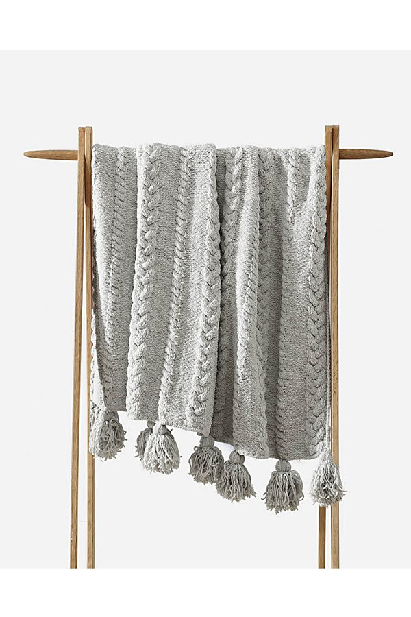 Braided Pom Pom Throw | Free People (Global - UK&FR Excluded)