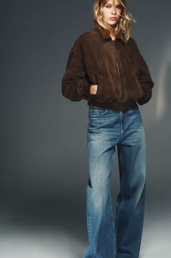 FAUX SUEDE JACKET | Zara DE