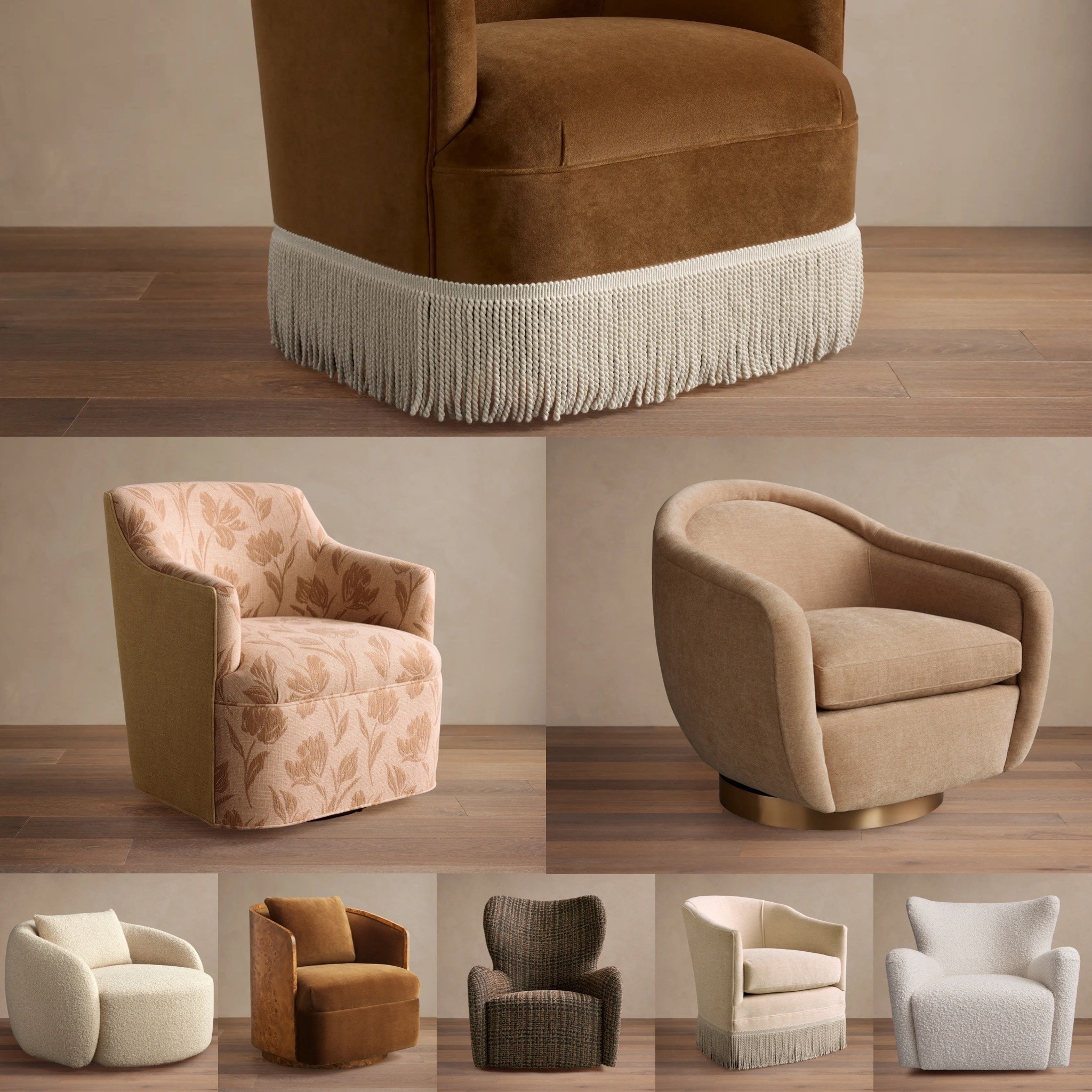 Up to 50% off at Arhaus—these handpicked swivel chairs are the kind of pieces that quietly change how a room lives. The 360° movement makes everything feel more fluid—you can turn toward conversation, shift to the view, or reorient to the TV without ever breaking the moment. It’s that effortless flexibility that makes a space feel more relaxed, more social, and more lived-in.

And visually, they soften a room. The curved silhouette adds a gentle contrast to structured sofas and straight lines, creating a layout that feels layered, not rigid. It’s comfort, function, and flow—all in one piece.

#swivelchair #accentchair #livingroom #loungechair #interiordesign #homedecor #cozyhome #neutraldecor #modernclassic #elevatedliving #furniture #homeinspo #designdetails #conversationarea #livingroomlayout

#LTKHome #LTKSaleAlert #LTKFestival