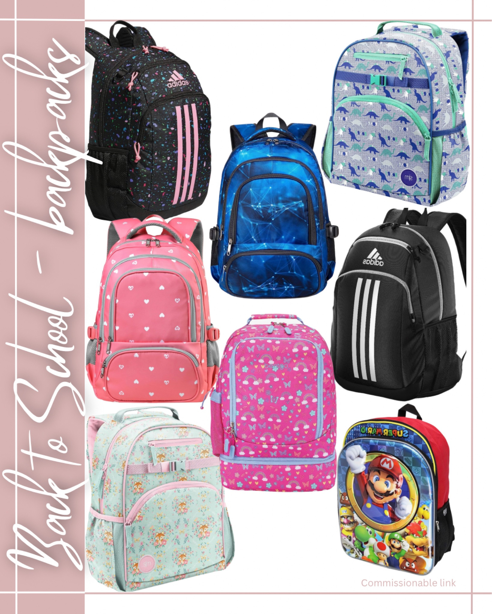 Back to school shopping - back packs, bookbag, Mario, girls back pack, kids backpack, elementary school supplies 

#LTKFind #LTKBacktoSchool #LTKunder50