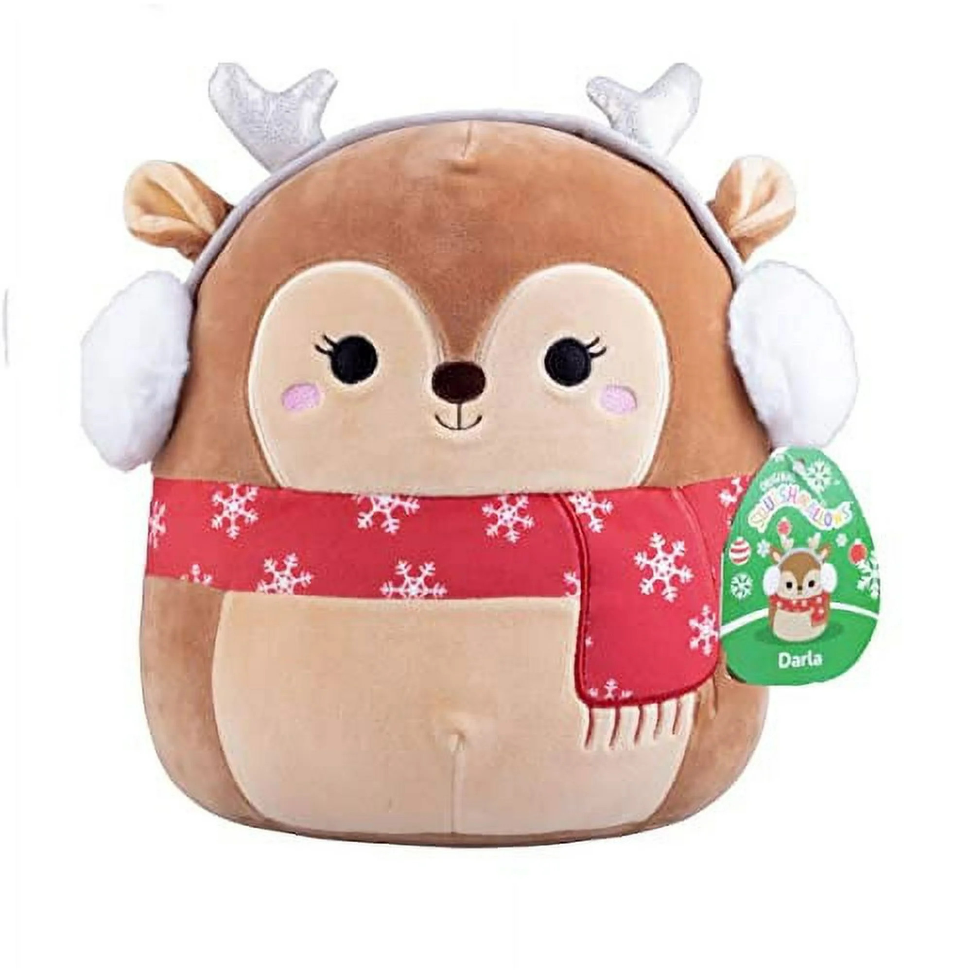 Squishmallow New 10" Darla The Fawn - Official Kellytoy Christmas Plush - Cute and Soft Reindeer ... | Walmart (US)