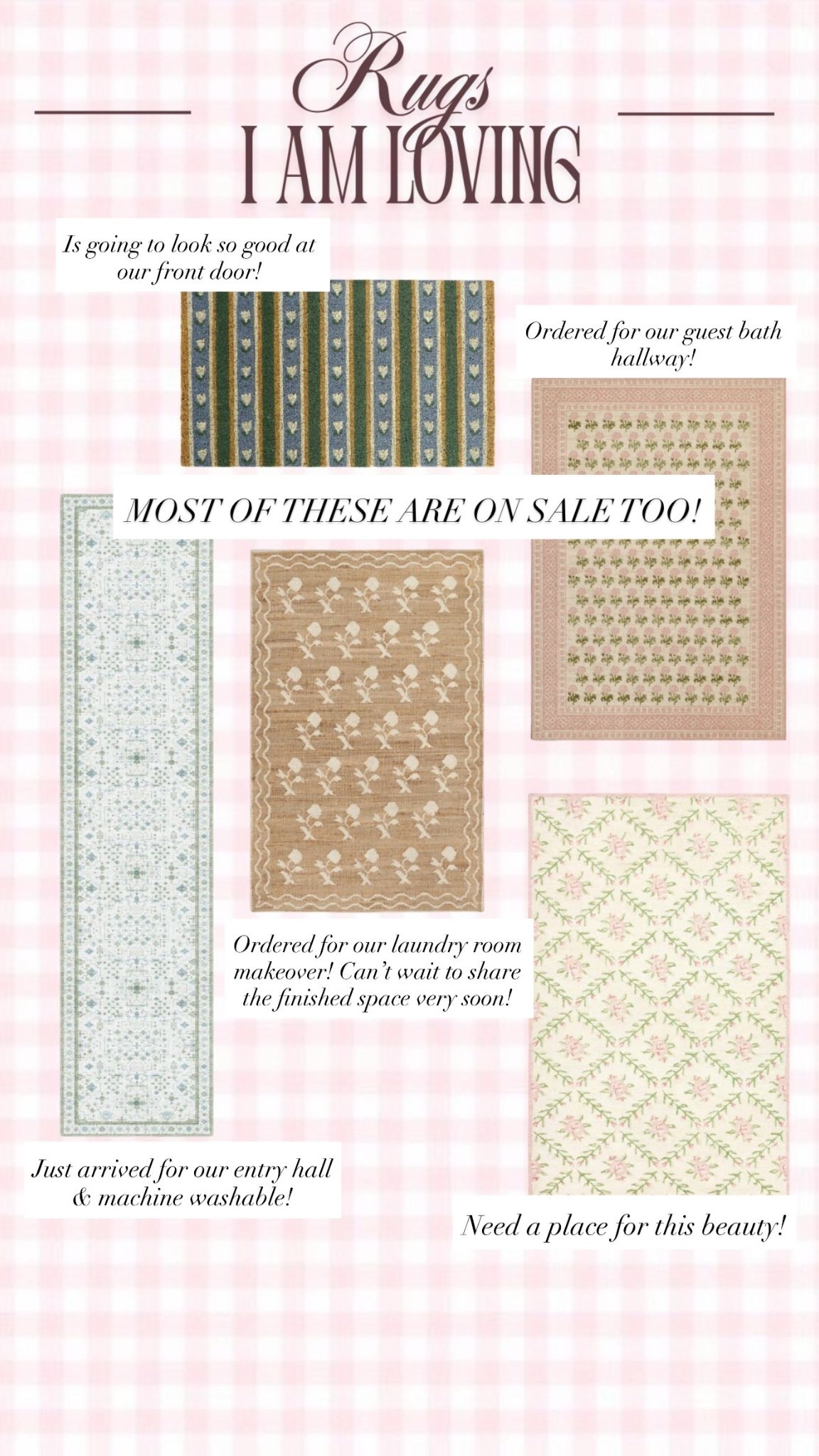 Beautiful machine washable area rugs on sale  so they are pet and kid friendly! 

#LTKHome #LTKSaleAlert #LTKKids