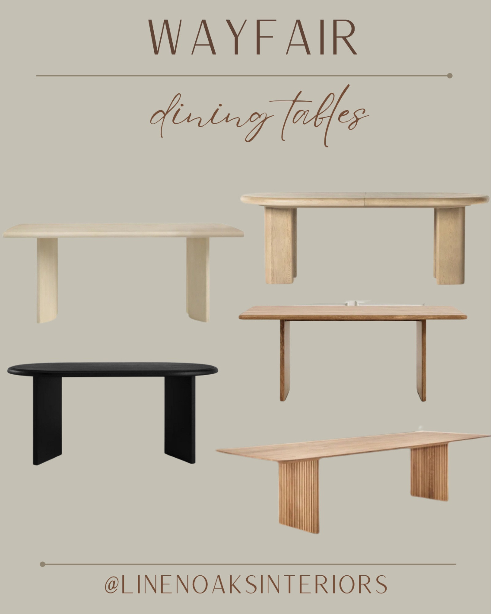 Dining tables
Dining table
Table
Dining table for 6 

#LTKhome #LTKCyberWeek #LTKHoliday