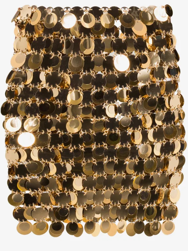 sequin-embellished mini skirt | Farfetch Global