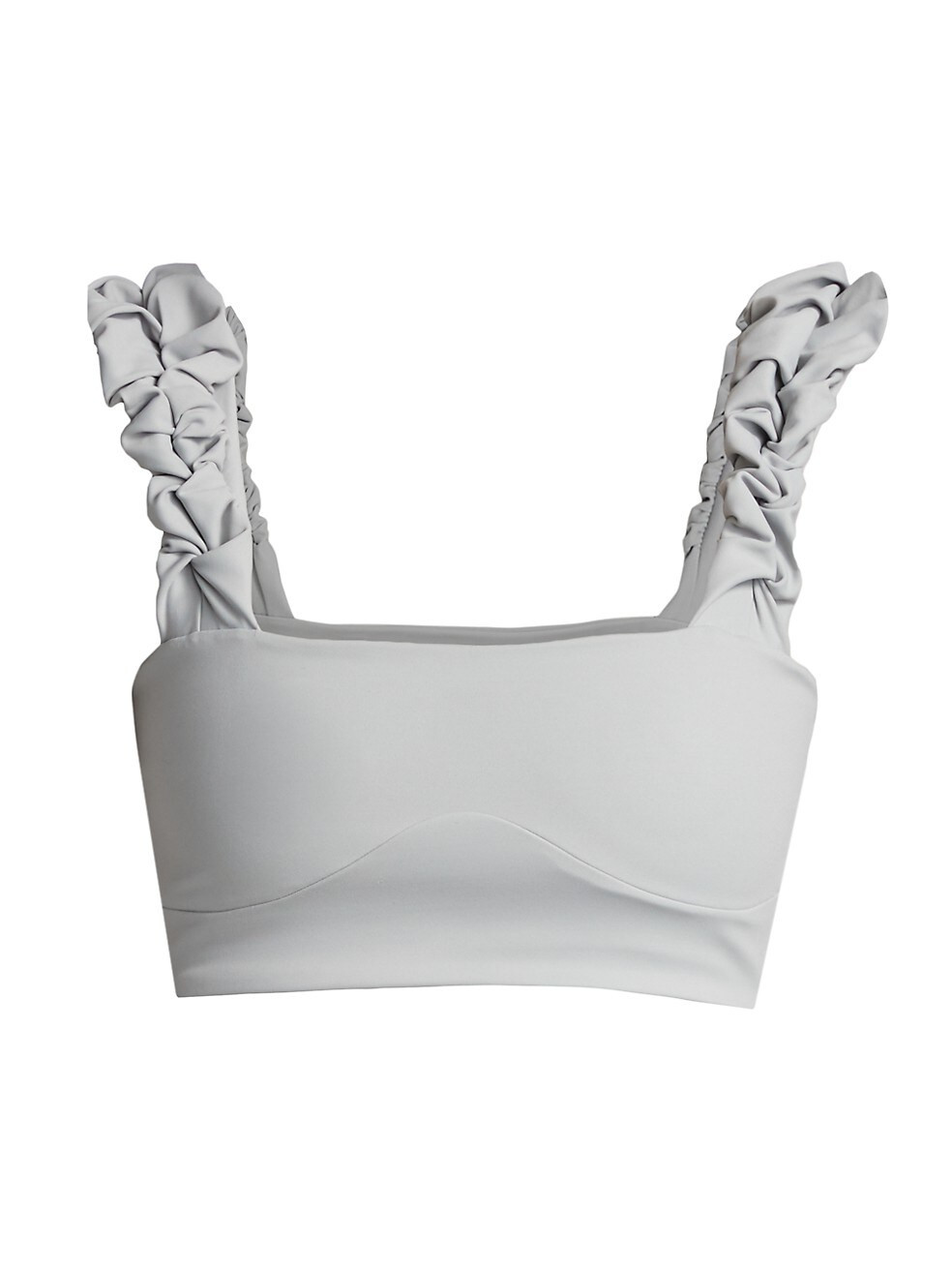 Port De Bras Scrunchie Crop Top | Saks Fifth Avenue