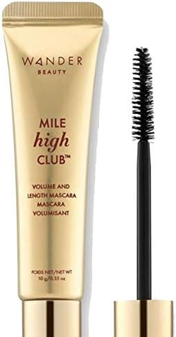 Mascara Black Volume and Length | WANDER BEAUTY MILE HIGH CLUB BLACK MASCARA | Lengthening & Volumiz | Amazon (US)
