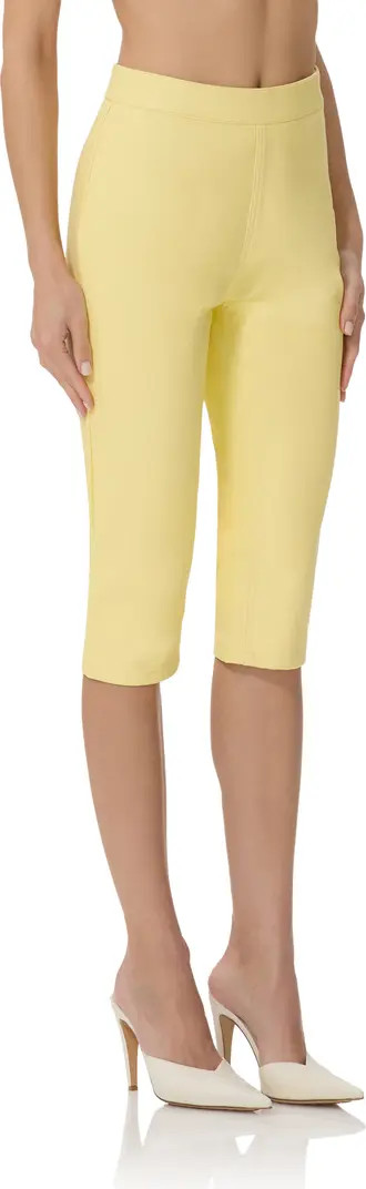 Calla Faux Leather Capri Pants | Nordstrom