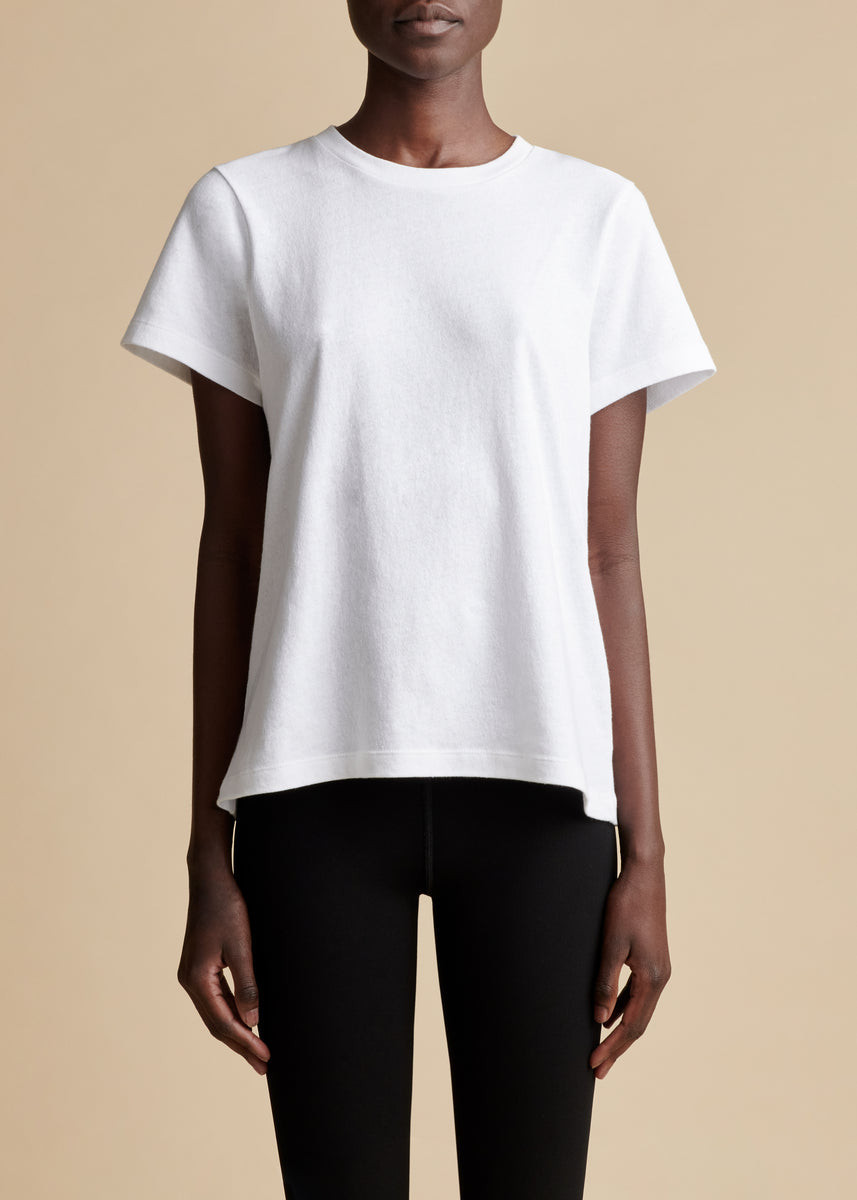 The Emmylou T-Shirt in White | Khaite