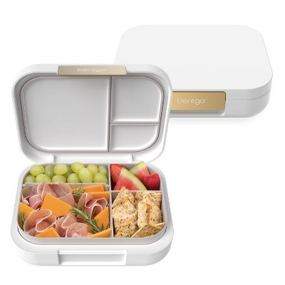 Bentgo Modern 4 Compartment Bento Style Leakproof Lunch Box - White | Target