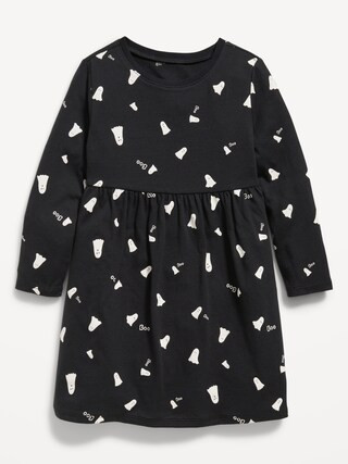 Fit & Flare Printed Jersey Dress for Toddler Girls | Old Navy (US)