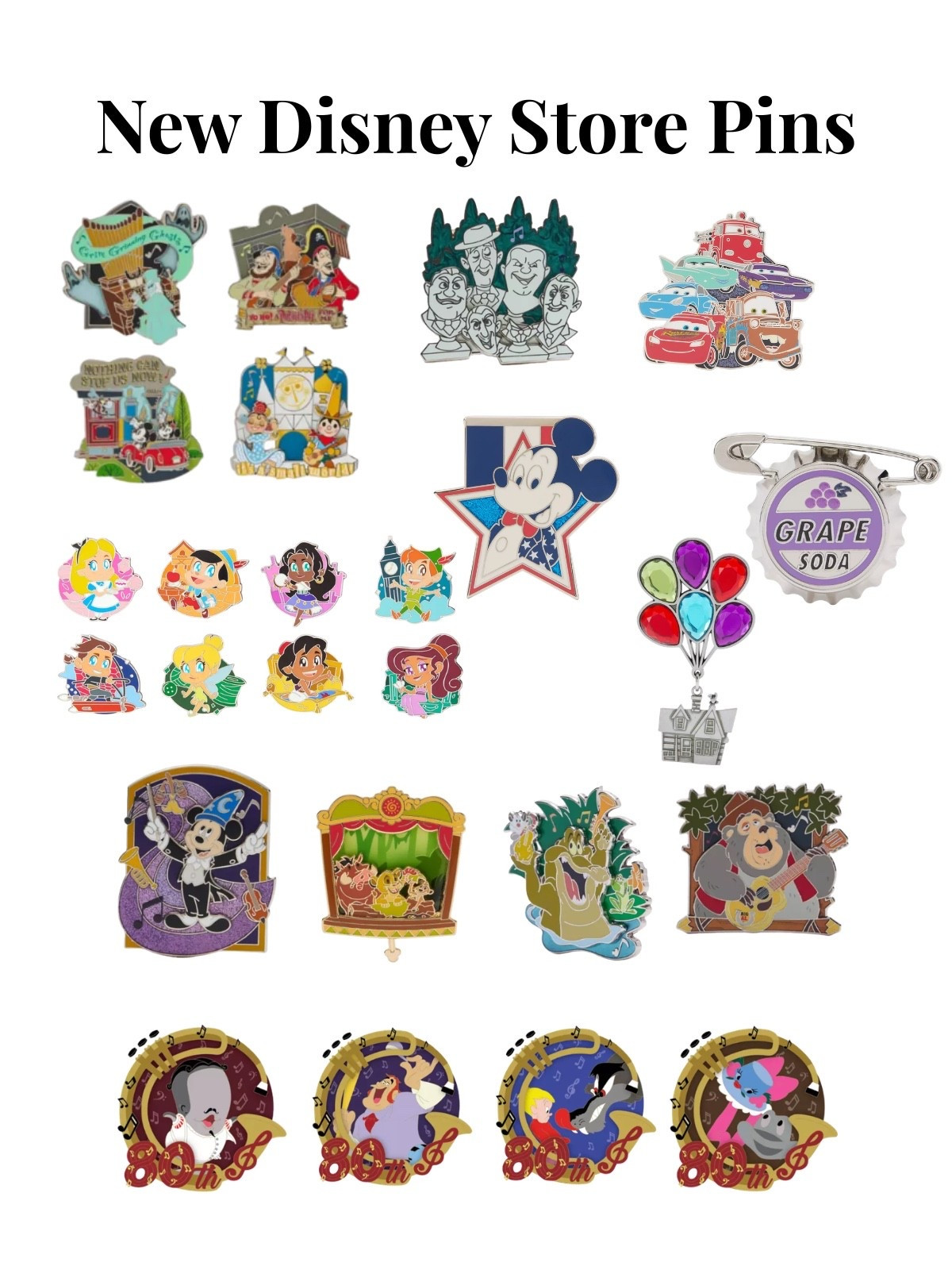 New Disney Store pins today! I’m loving the Cars pin and the Disney animated cuties mystery pin blind pack!

#LTKTravel #LTKSeasonal