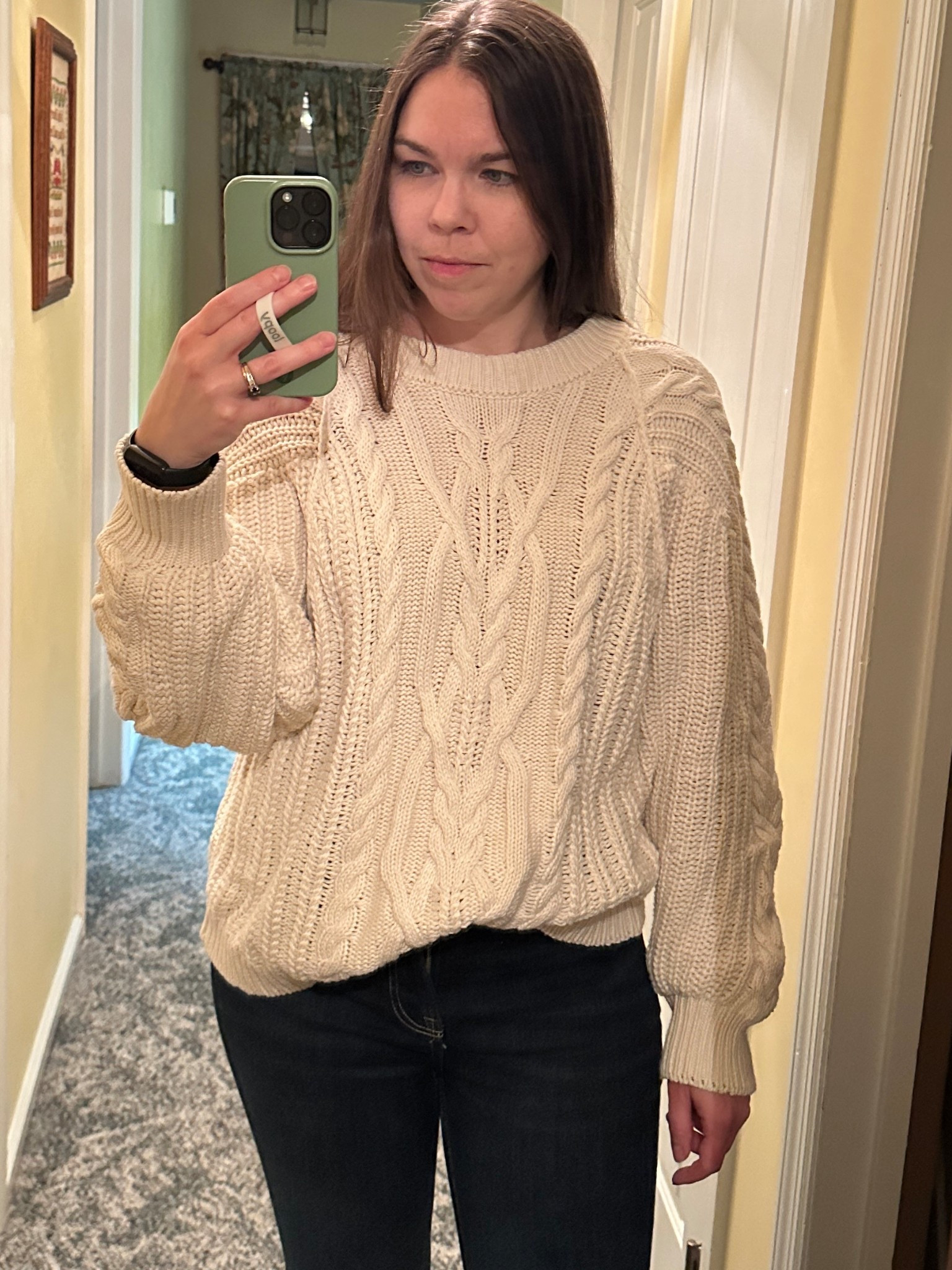 White sweater and jeans 

#LTKootd #LTKgrwm #LTKdayinmylife