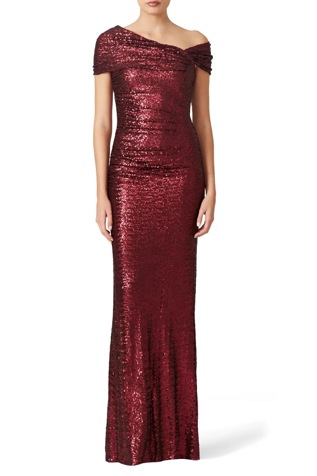 Bordeaux Samantha Gown | Rent the Runway