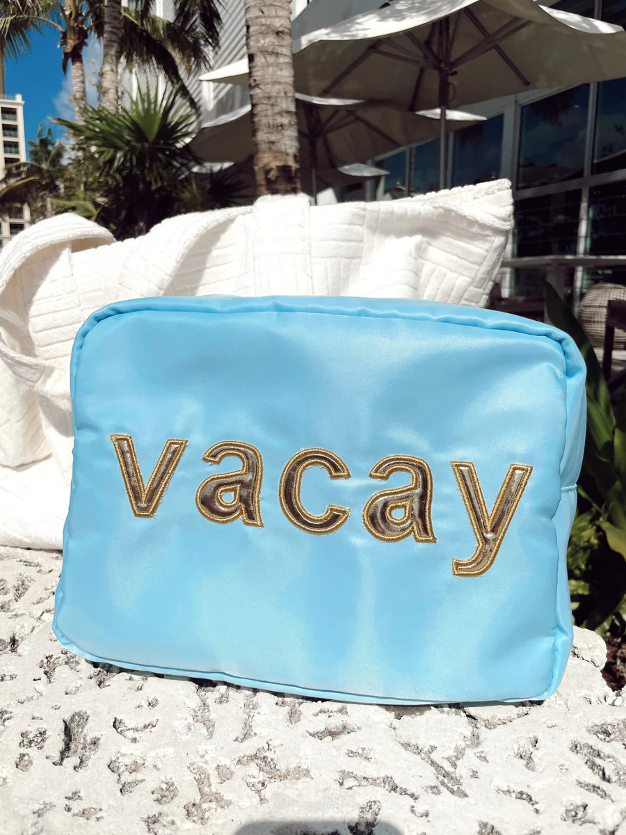 Vacay XL Makeup Bag | KenzKustomz