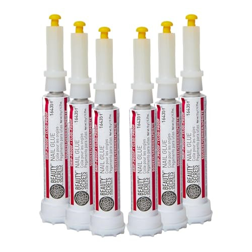 Beauty Secrets Nail Glue, Drip & Clog Proof, 6 Pack | Amazon (US)