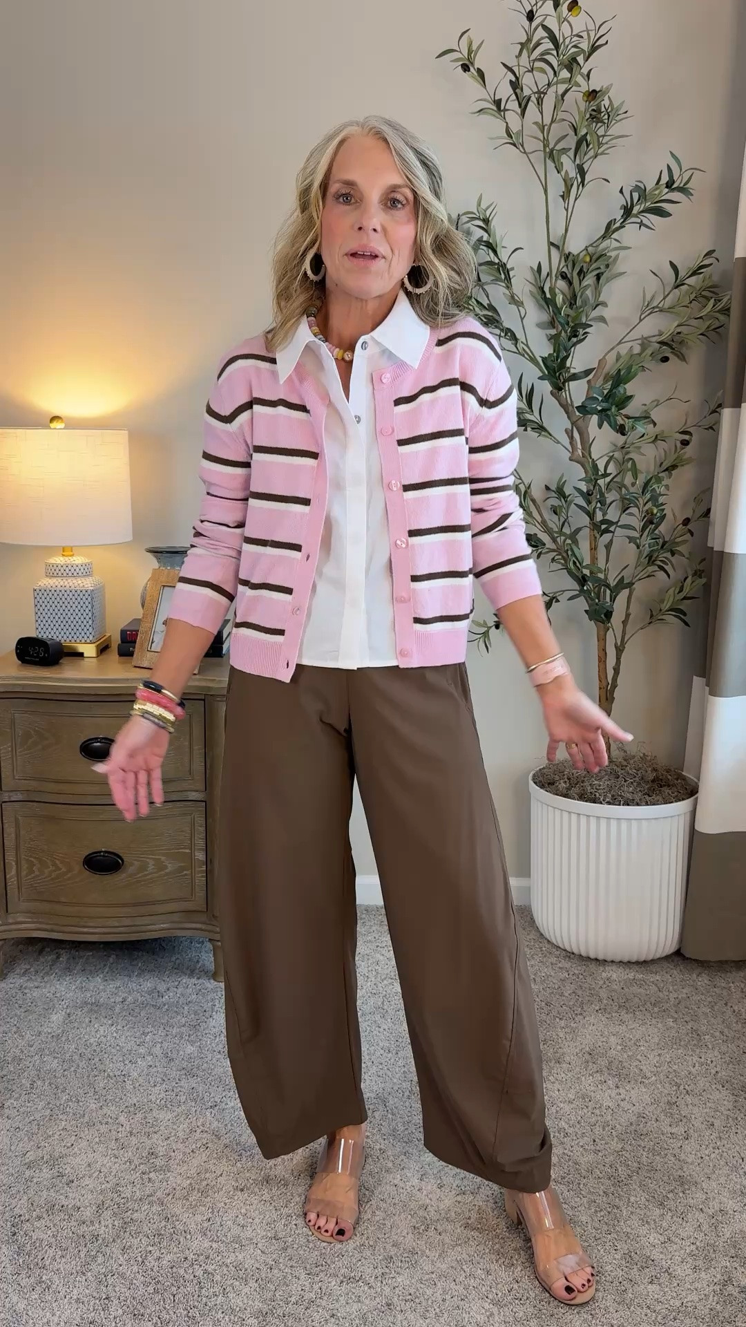 If you haven’t tried these pants, you are missing out!!! They’re so comfy. They come in a high end or budget friendly version and I have both. I do prefer the high end, but it doesn’t stop me from wearing this budget friendly pair. Wearing small/4

#LTKdayinmylife #LTKOver40 #LTKWorkwear