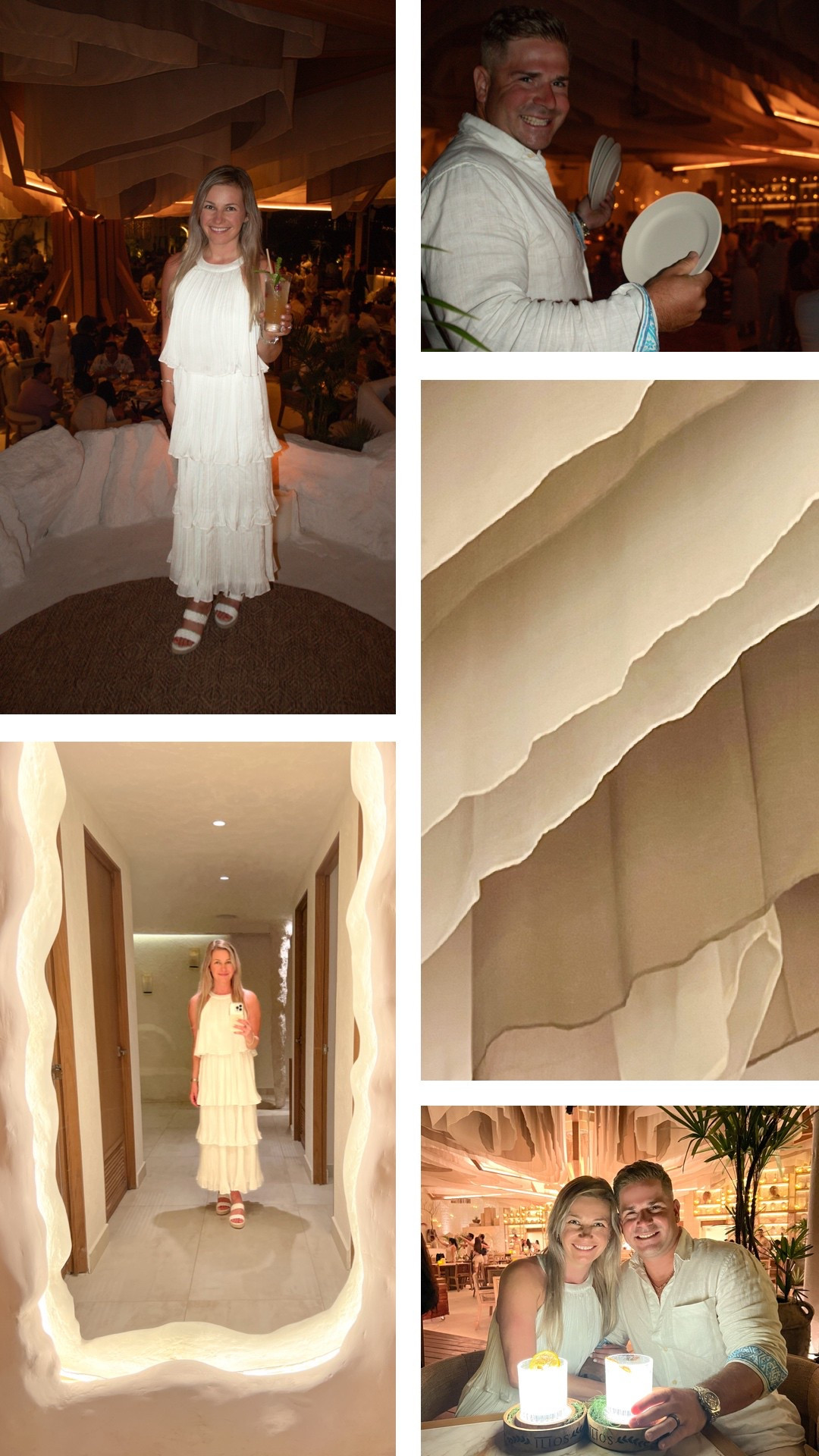 GREEK NIGHT VIBES 🇬🇷✨

What we wore for a night out at Ilios Cabo — upscale Greek cuisine, plate smashing, dancing, cocktails… an unforgettable experience!

My outfit:
🤍 Flowy tiered maxi dress (lightweight, flattering, perfect for warm nights)
🤍 Platform sandals (comfy for dancing!)
🤍 Minimal jewelry for a clean look

Richie’s outfit:
🤍 Linen button-down shirt with contrast cuff details
🤍 Linen drawstring pants
🤍 Leather loafers

📲 Linking similar looks on LTK for your next elevated dinner or vacation night out — these pieces are perfect for Greek restaurants, beach resorts, yacht dinners & tropical getaways!



#LTKWedding #LTKTravel #LTKMens