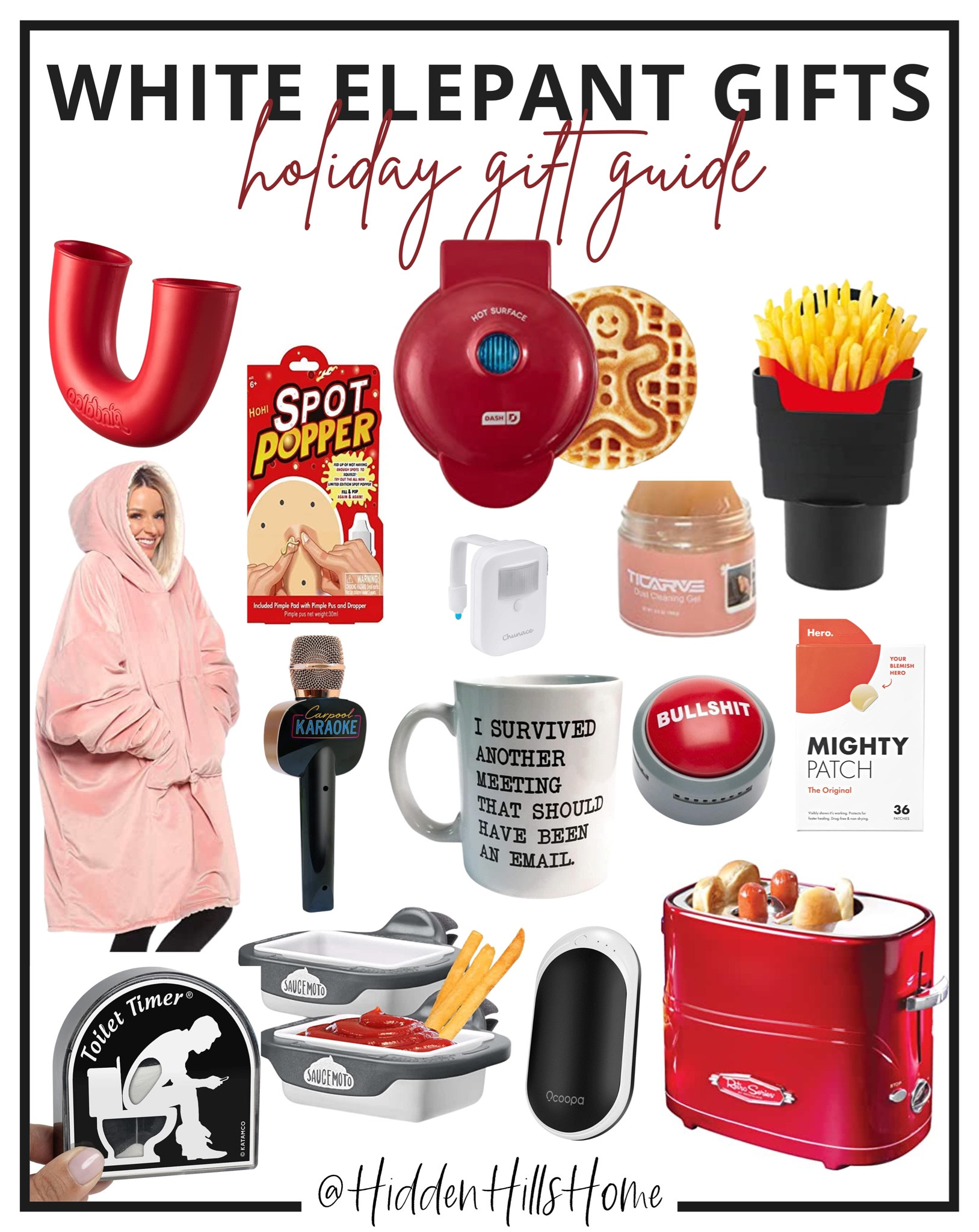 White Elephant gift ideas, Christmas White Elephant, funny gifts, White Elephant gift guide, gag gifts #WhiteElephant 


#LTKGiftGuide #LTKCyberWeek #LTKHoliday