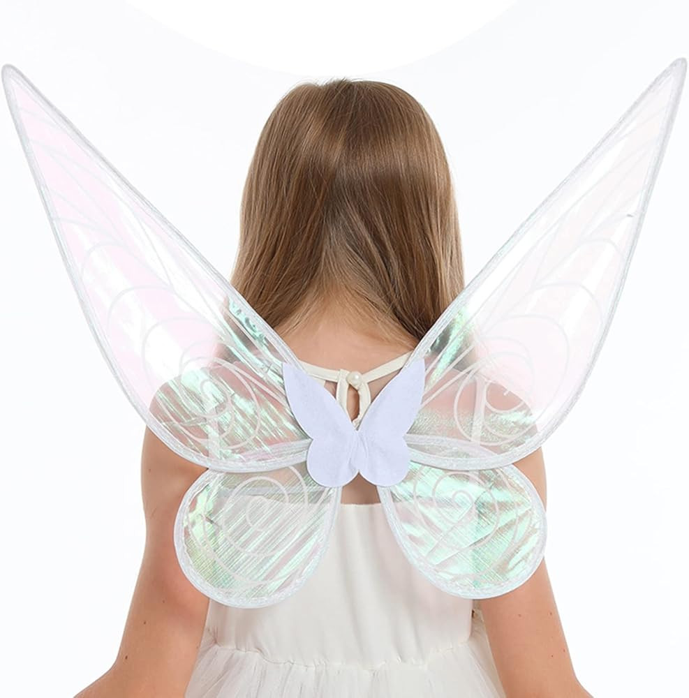 S SOORIYAN Fairy Wings for Girls,Halloween Costumes for Kids,Girls Butterfly Fairy Wings Fairy Co... | Amazon (US)