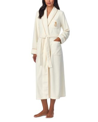Ralph LaurenMicrofleece Long Sleeve Shawl Collar Robe | Bloomingdale's (US)