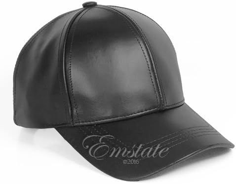 Emstate Genuine Cowhide Leather Adjustable Baseball Cap Made in USA | Amazon (US)