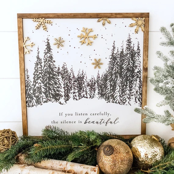 Christmas Sign Christmas Wooden Sign Christmas Decor | Etsy | Etsy (US)