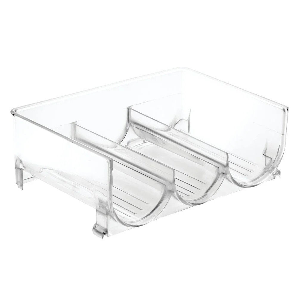 mDesign Plastic Wine Rack Storage Organizer, 4 Pack - Clear | Walmart (US)