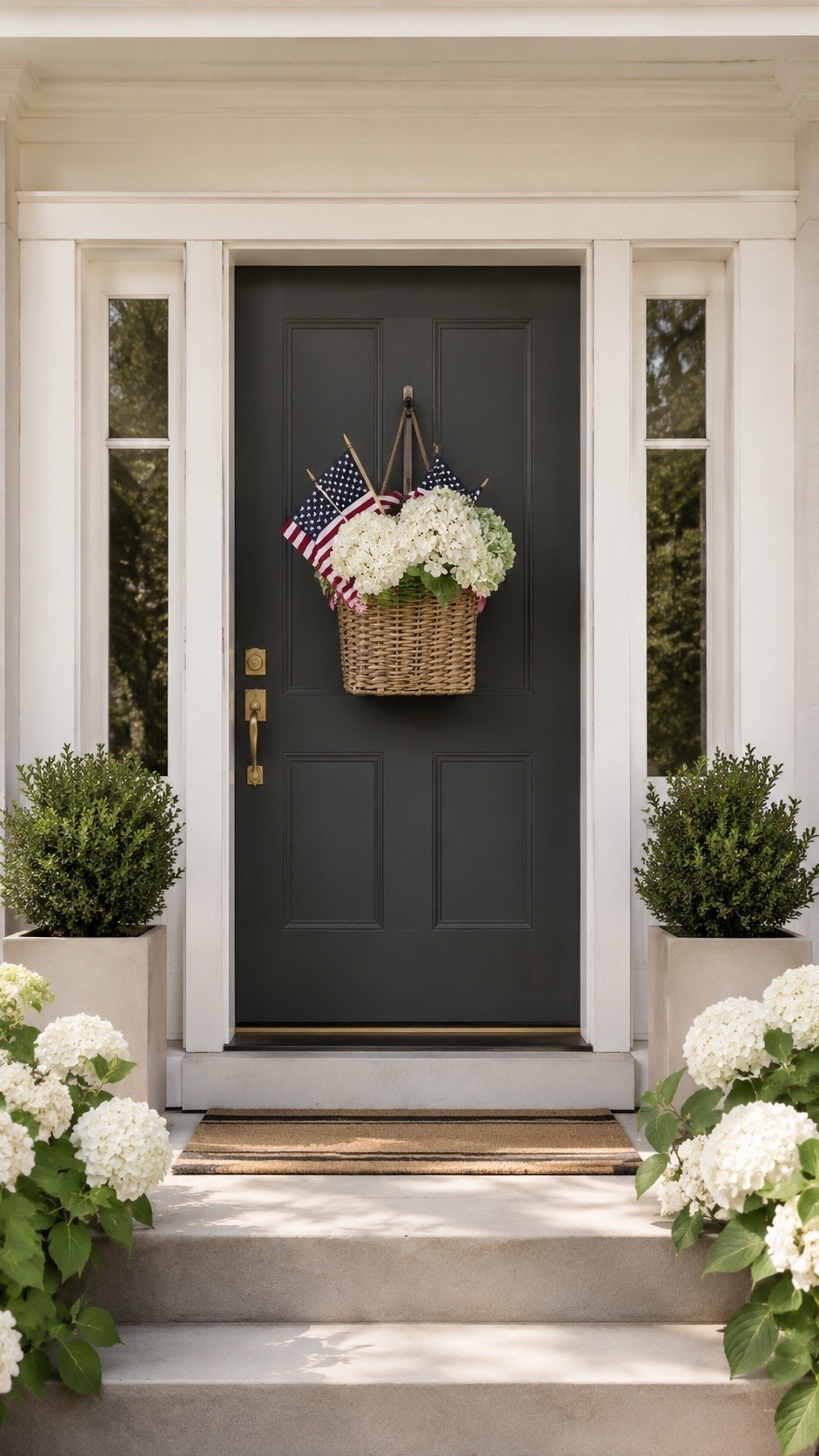 Summer front door inspo, Americana decor, 4th of July

#LTKHome #LTKSeasonal