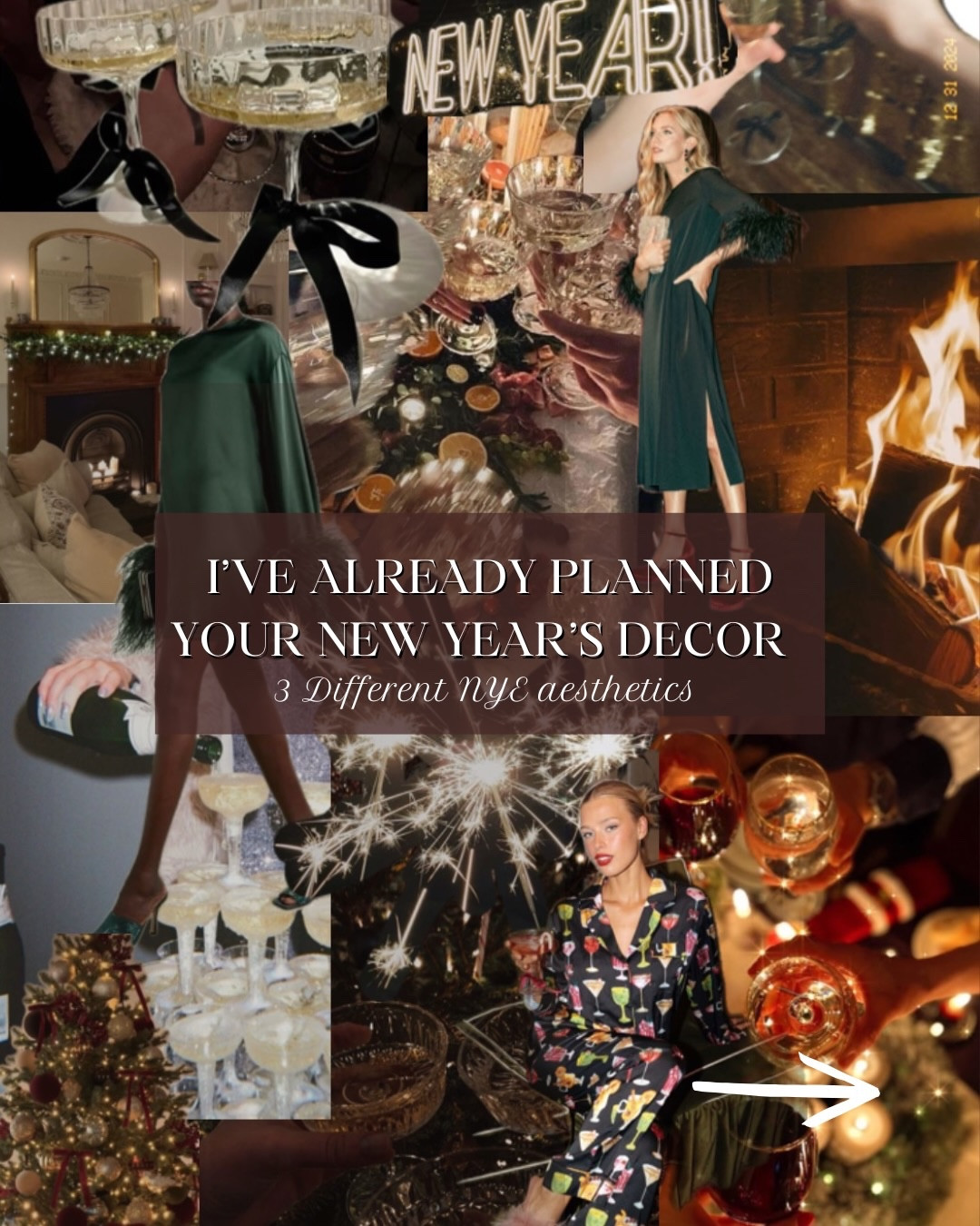 COMMENT NEW YEAR’S EVE 🥂
and I’ll DM you the links to all of these New Year’s decor finds + my full NYE favorites.

I’ve officially planned your New Year’s Eve decor — whether you’re hosting a cozy night in, a classic & classy celebration, or an easy but festive get-together. These are timeless, elegant pieces you can reuse year after year (nothing overly theme-y or cheesy).

I’m also updating my New Year’s Eve decor page on the blog in real time, so you can see all of my NYE finds as I shop and bookmark ideas for later. If you’re decorating for New Year’s Eve and want it to feel elevated, intentional, and still affordable — this one’s for you.

More rooms, more holiday moments, and more projects coming soon ✨
Follow along so you don’t miss the rest.

#newyearsevedecor #nyeathome #holidaydecorideas #cozyentertaining #classicdecor #oldmoneyaesthetic #newyearspartyideas