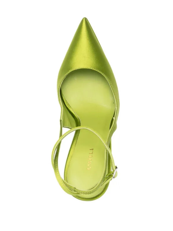 Uma 140mm satin pumps | Farfetch Global